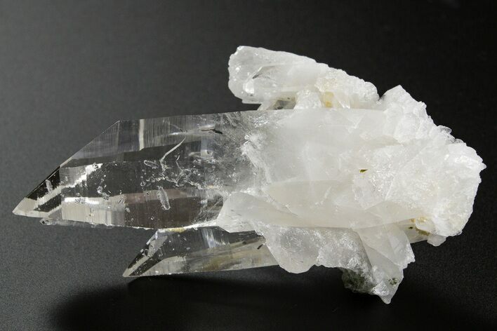 Striated Colombian Quartz Crystal Cluster - Peña Blanca Mine #330450